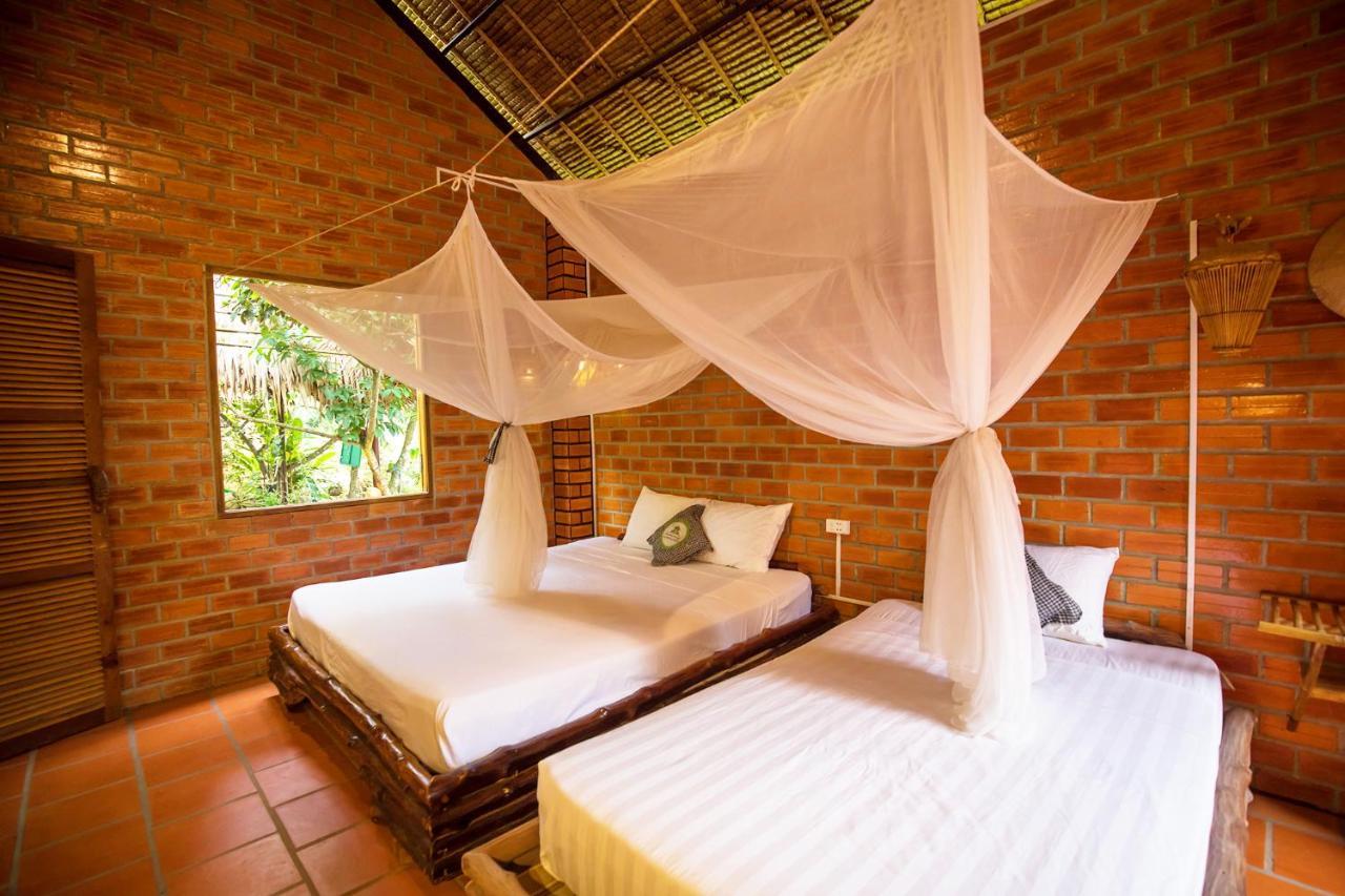 Ferienwohnung Mekong Rustic Cái Bè Exterior foto